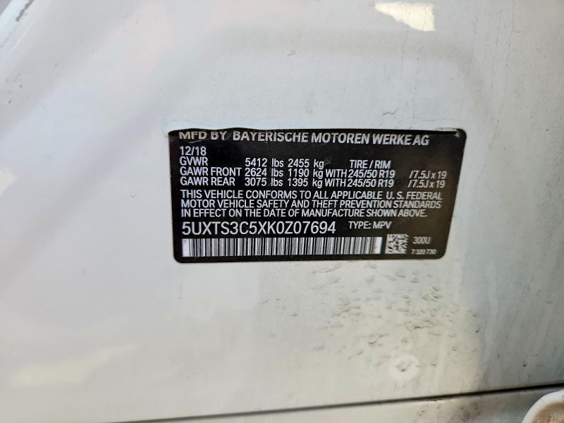 2019 BMW X3 Xdrivem40i