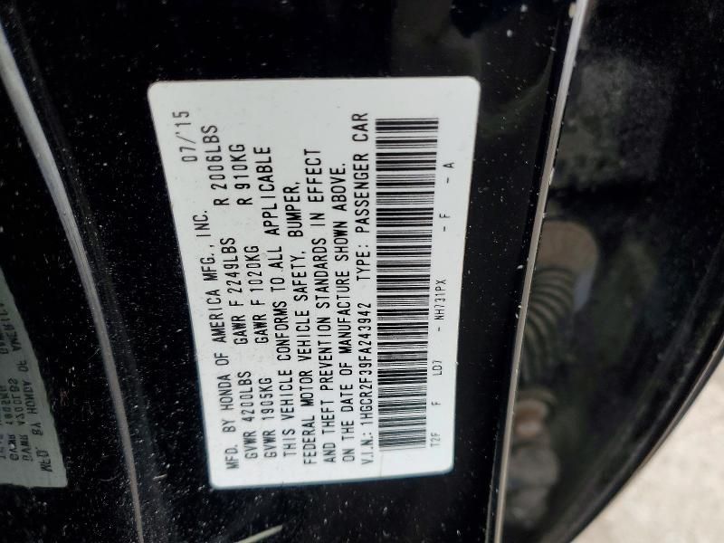 2015 Honda Accord lx