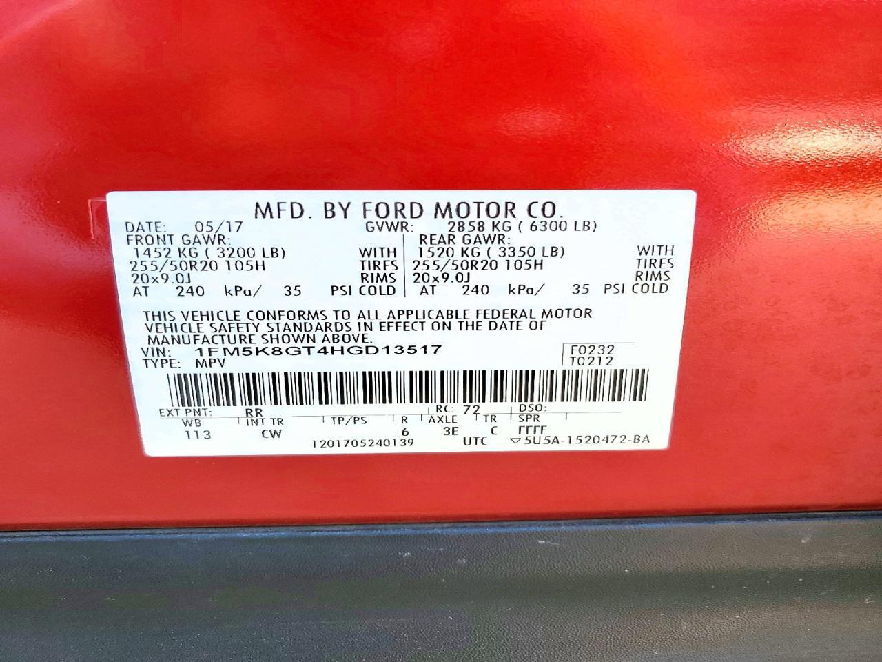 2017 Ford Explorer Sport
