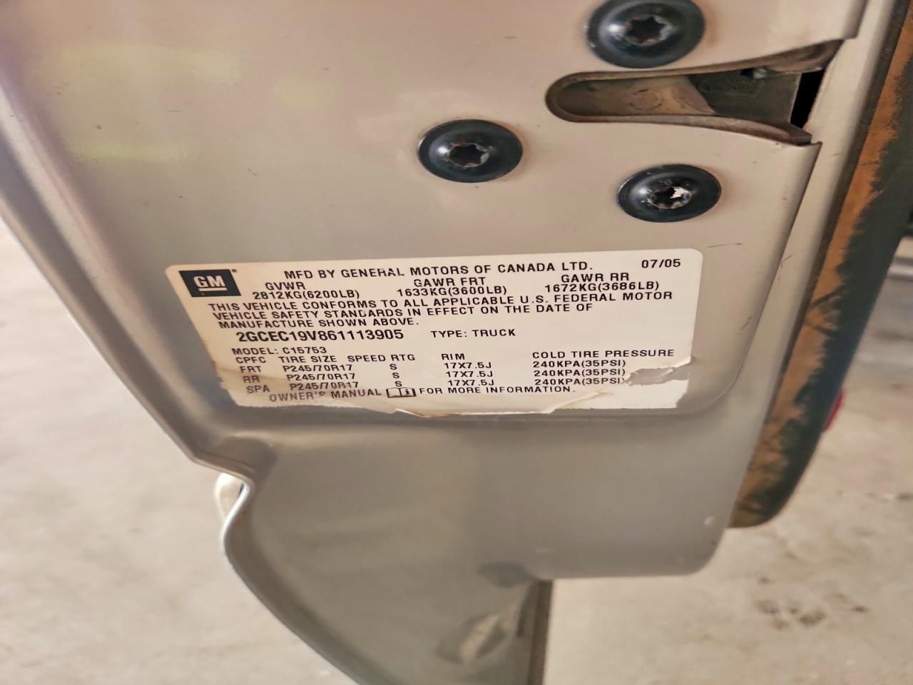 2006 Chevrolet Silverado C1500