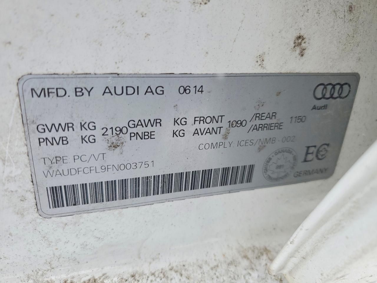 2015 Audi A4 Premium