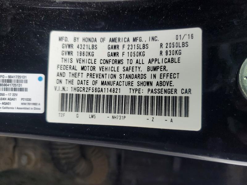 2016 Honda Accord Sport