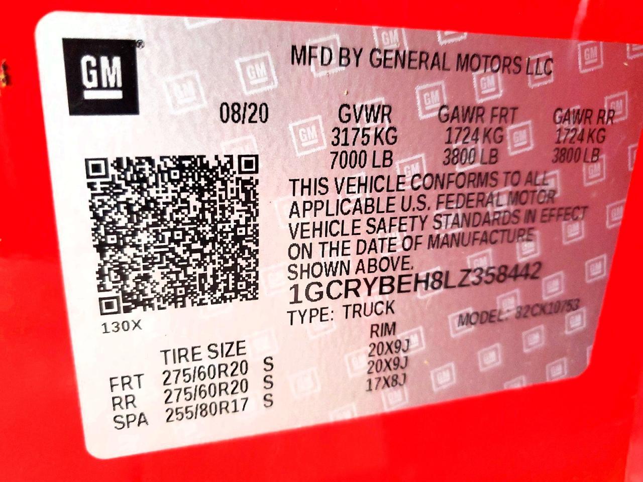 2020 Chevrolet Silverado K1500 Custom