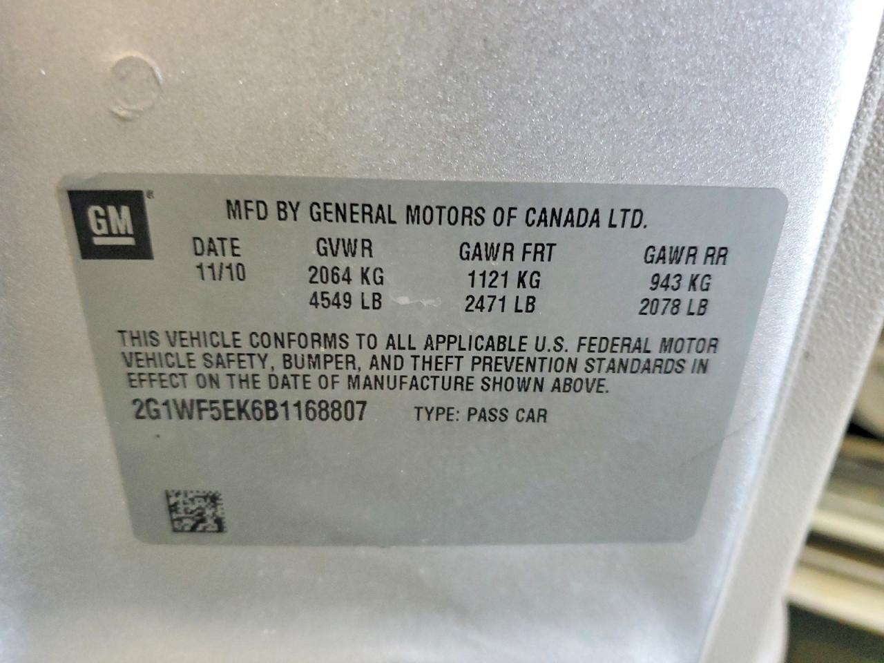 2011 Chevrolet Impala ls