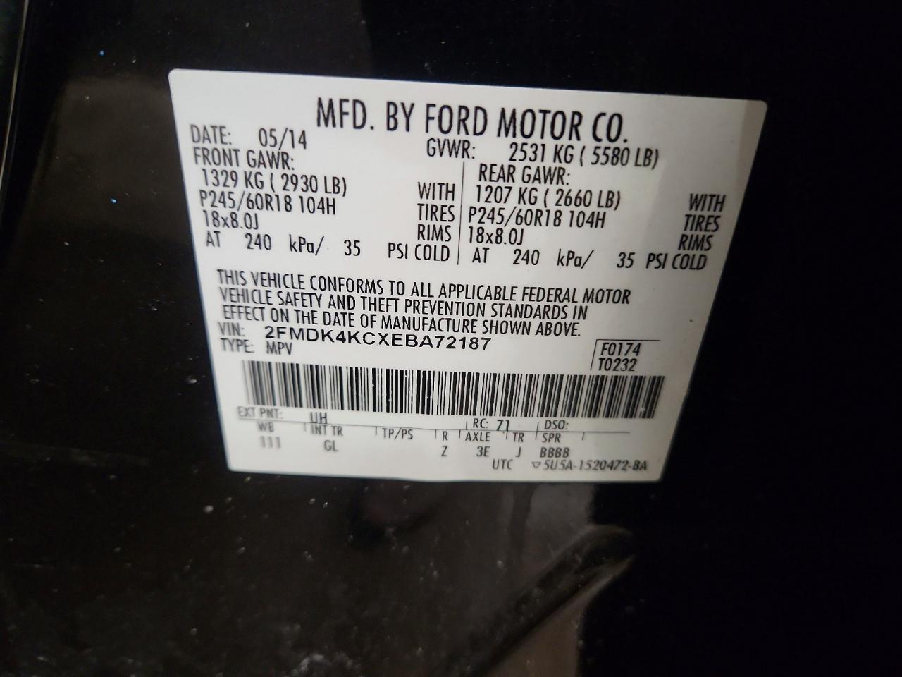 2014 Ford Edge Limited