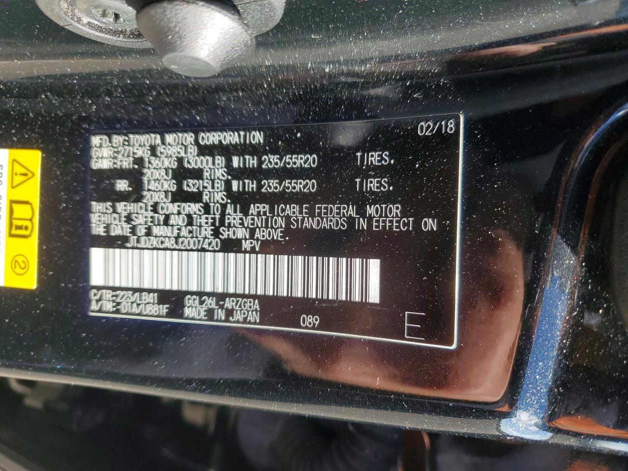 2018 Lexus Rx 350