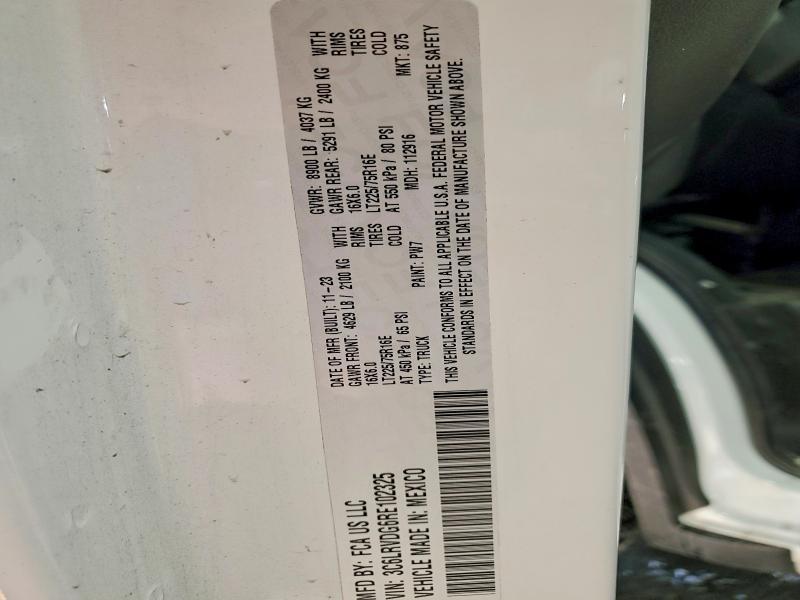 2024 Dodge Ram Promaster 2500 Utility / Service van