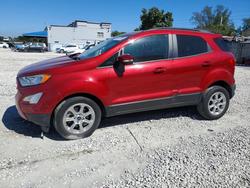 Ford Ecosport salvage cars for sale: 2020 Ford Ecosport se