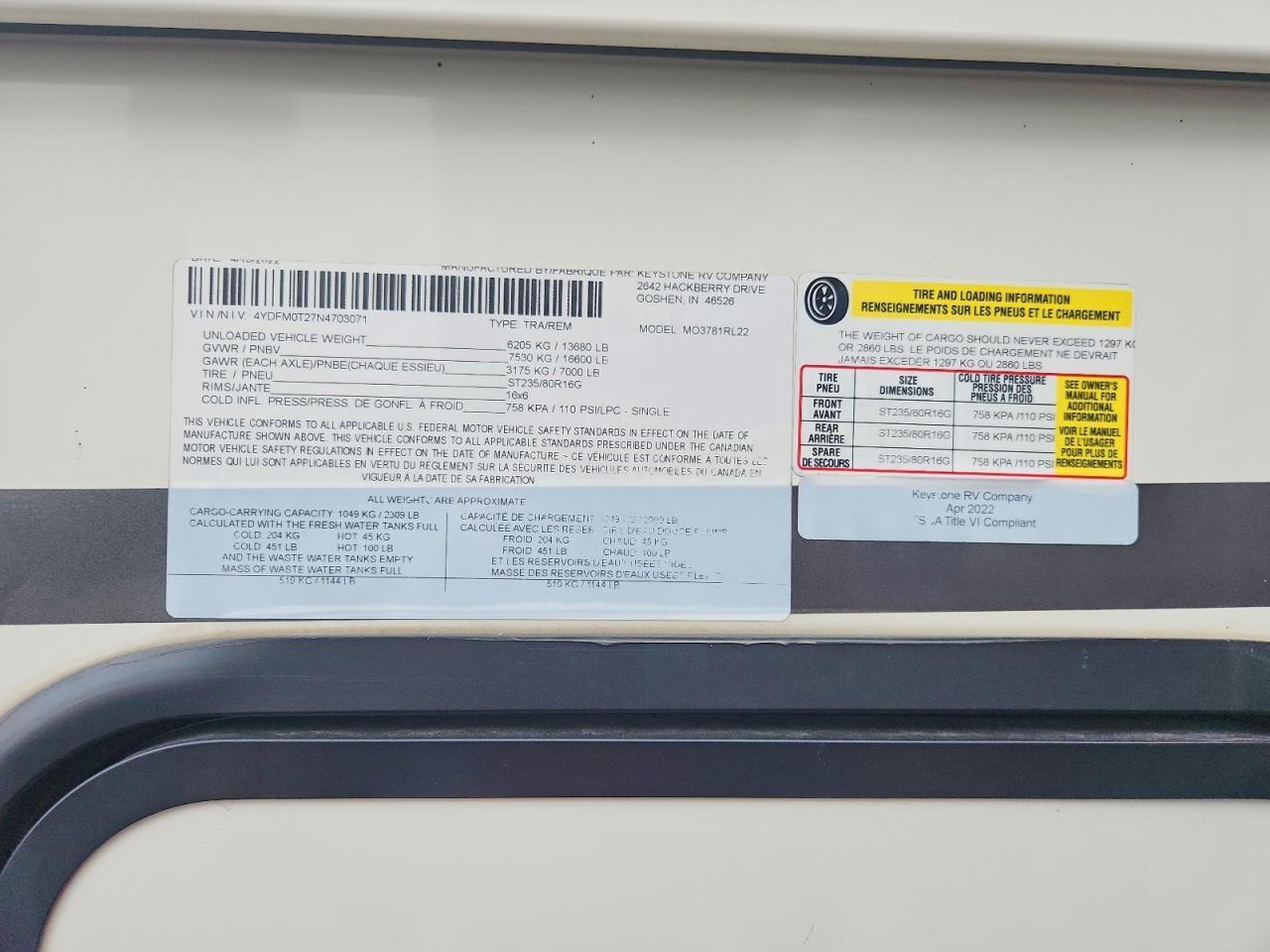 2022 Keystone Montana