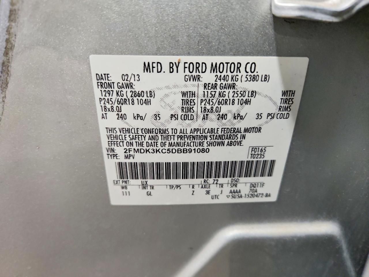 2013 Ford Edge Limited