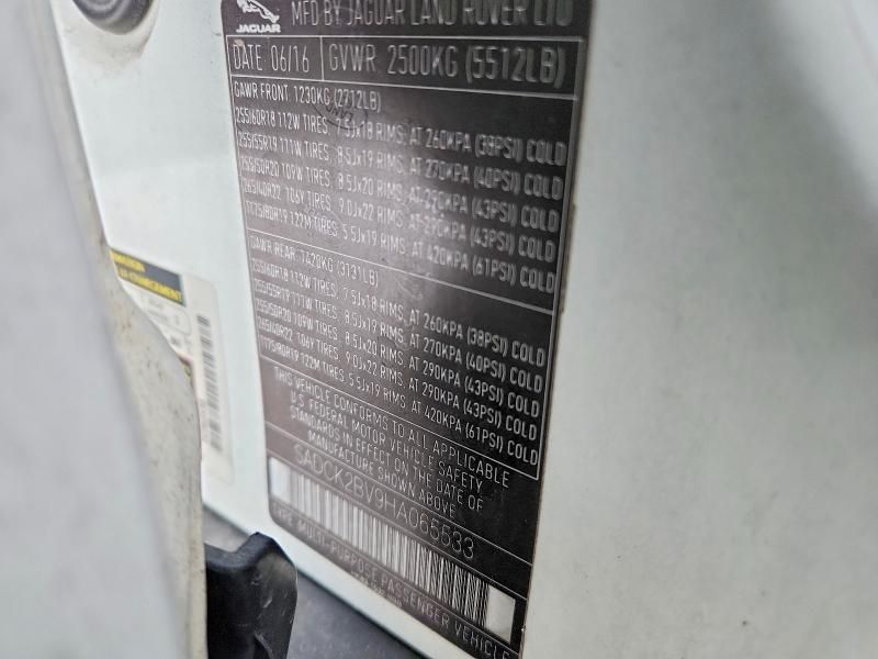 2017 Jaguar F-pace Prestige