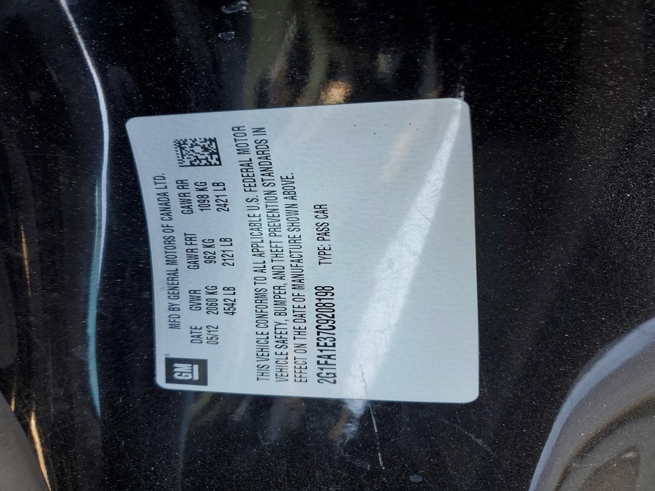 2012 Chevrolet Camaro ls