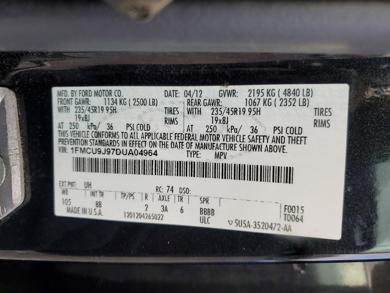 2013 Ford Escape Titanium