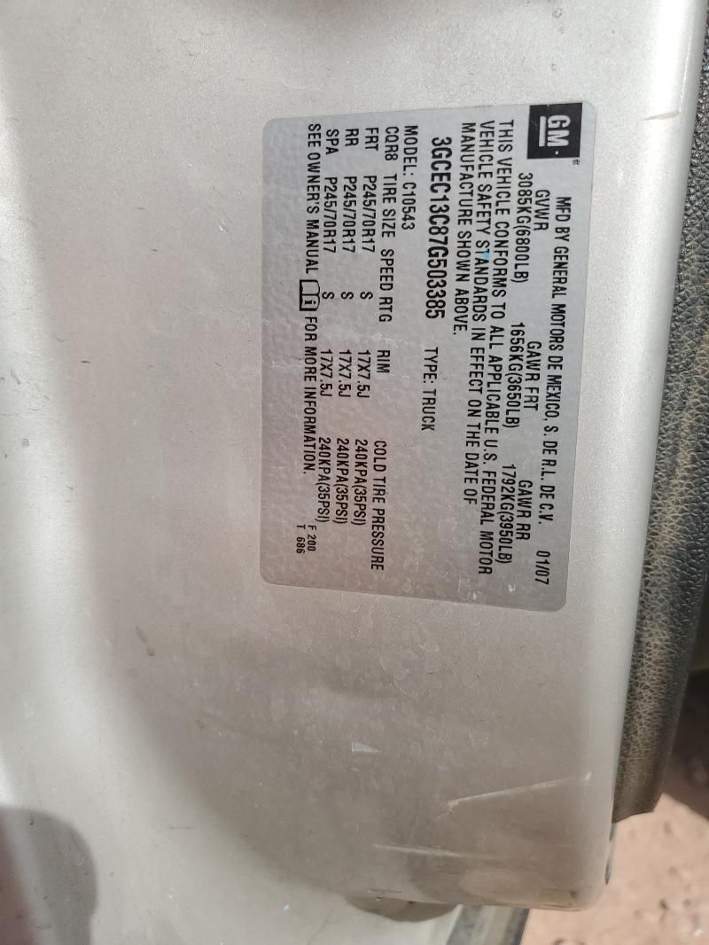 2007 Chevrolet Silverado C1500 Crew cab