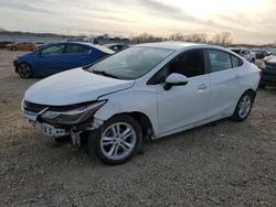 Chevrolet salvage cars for sale: 2018 Chevrolet Cruze lt
