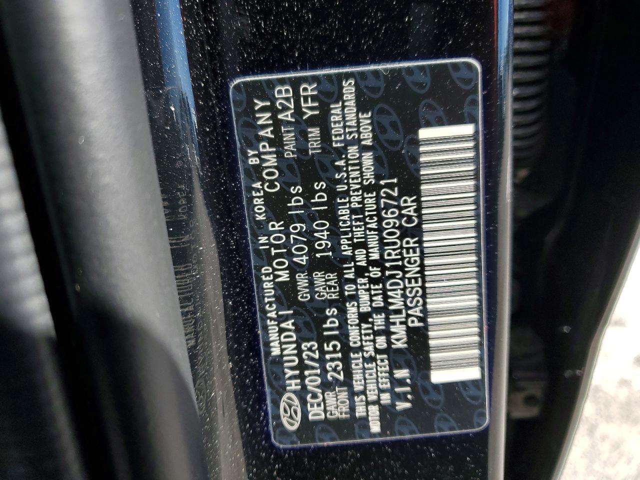 2024 Hyundai Elantra Hybrid Blue