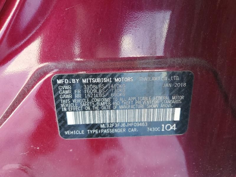 2018 Mitsubishi Mirage G4 es