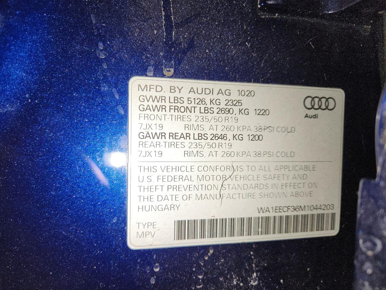 2021 Audi Q3 Premium Plus s Line 45