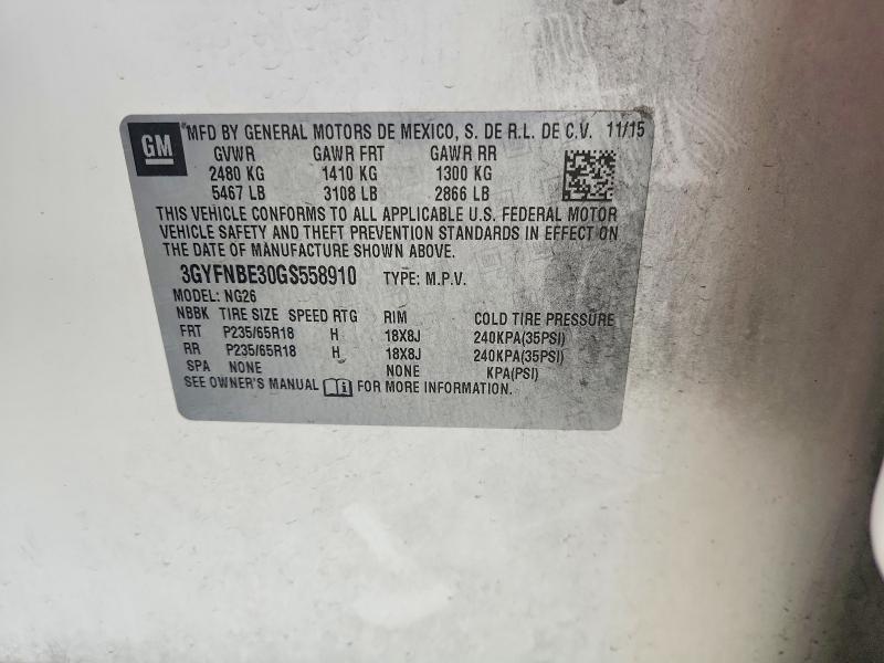 2016 Cadillac Srx Luxury Collection