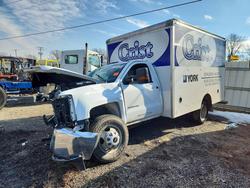 Salvage trucks for sale at Fort Wayne, IN auction: 2018 Chevrolet Silverado BOX Truck