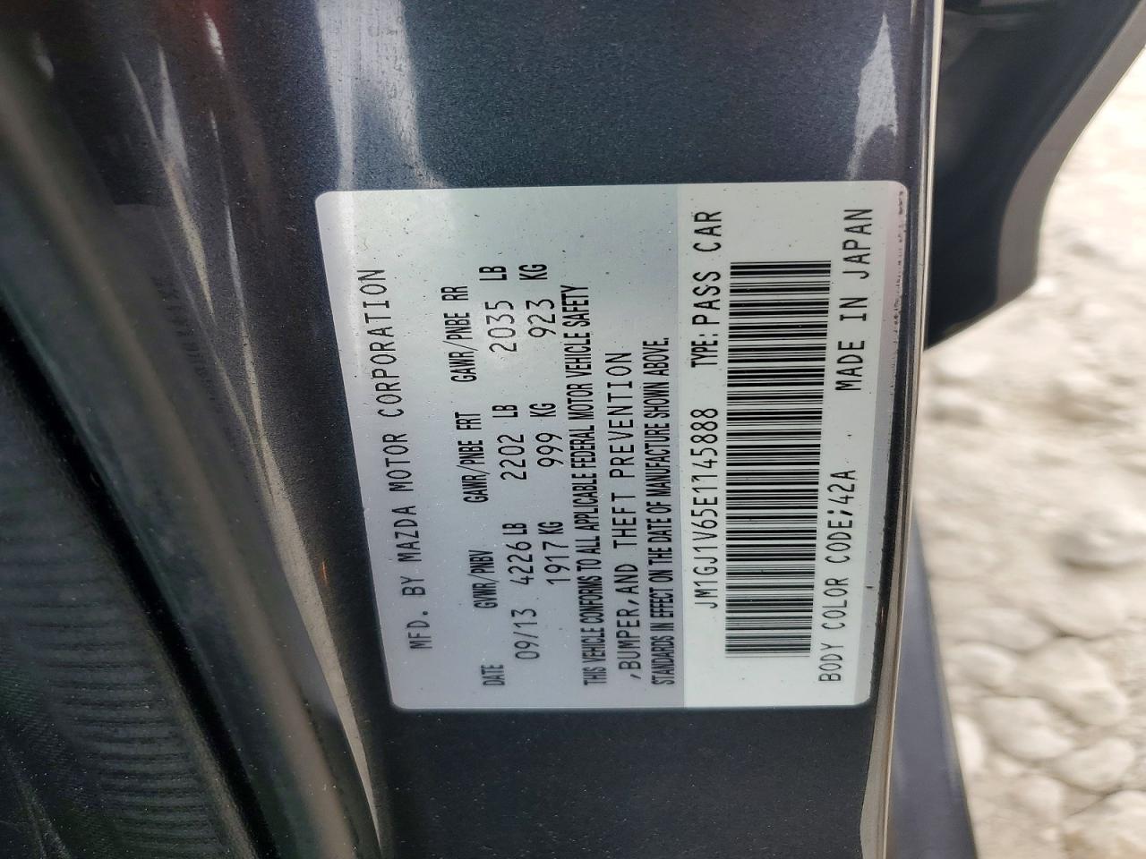 2014 Mazda 6 Touring