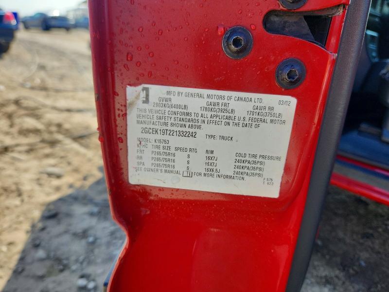 2002 Chevrolet Silverado K1500