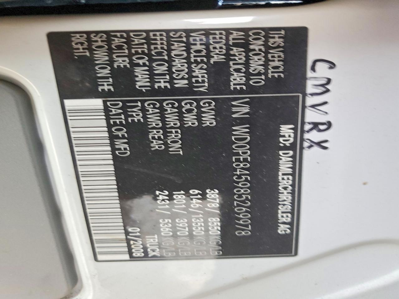 2008 Dodge Sprinter 2500