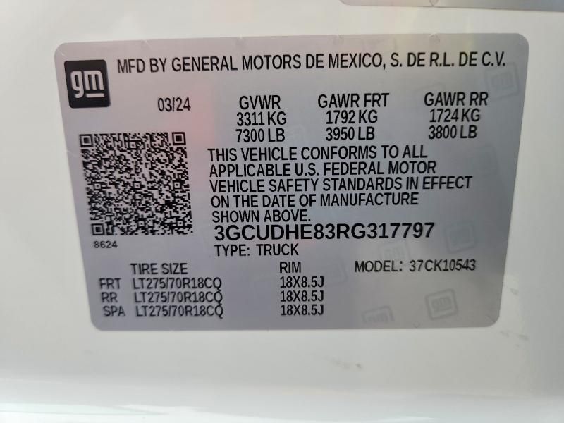 2024 Chevrolet Silverado K1500 ZR2