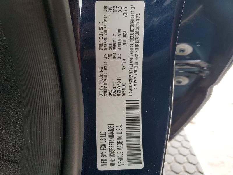 2022 Dodge Ram 1500 big Horn Crew c