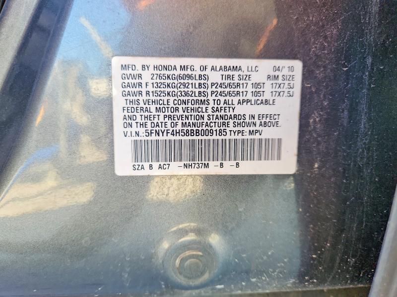 2011 Honda Pilot exl