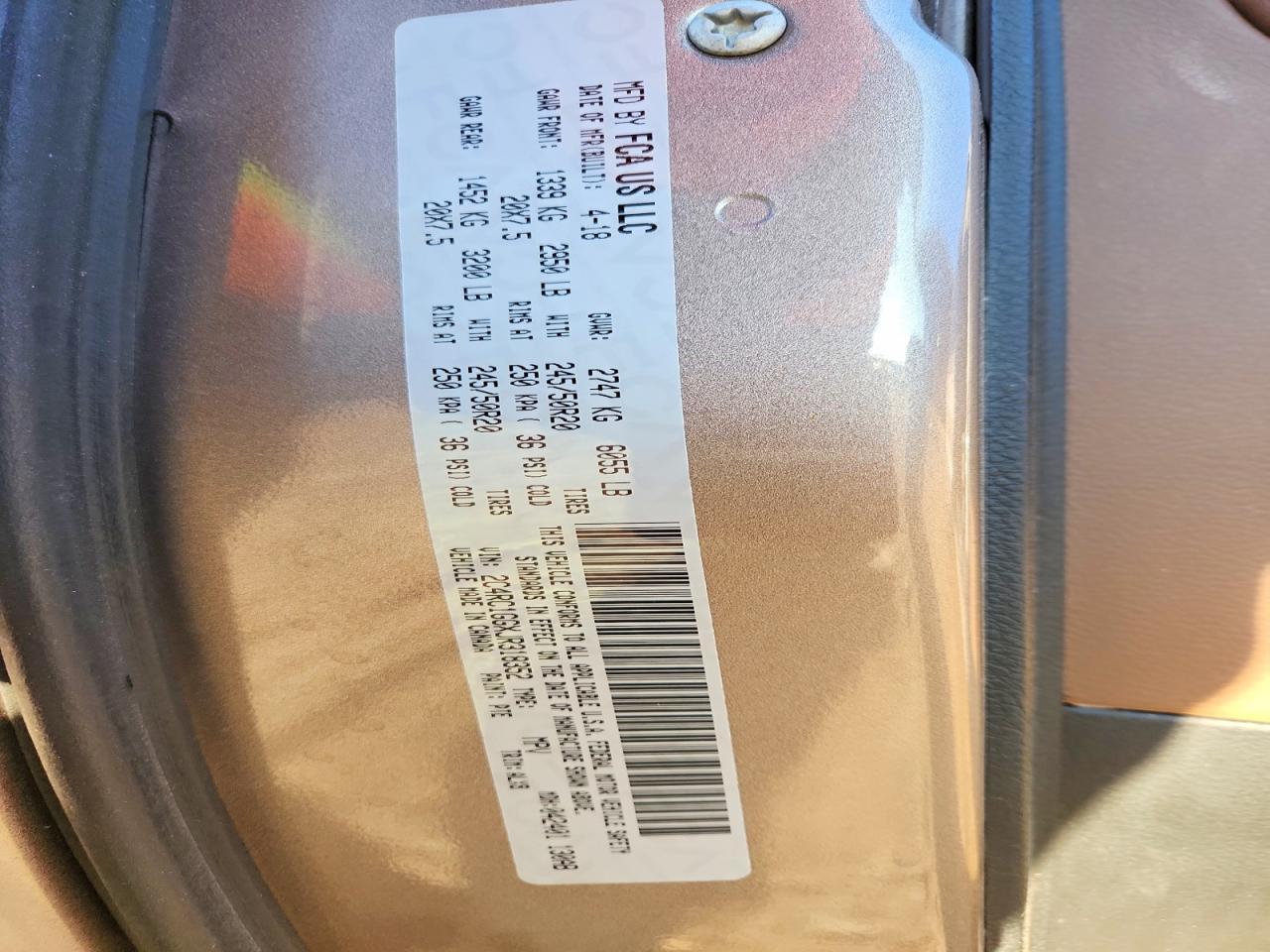 2018 Chrysler Pacifica Limited