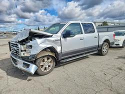 Salvage trucks for sale at Bakersfield, CA auction: 2015 Ford F150 Supercrew