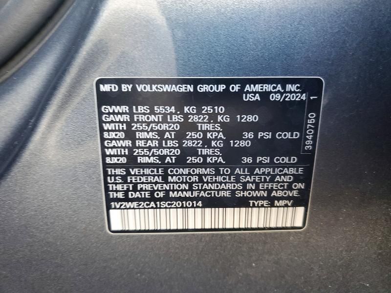 2025 Volkswagen Atlas Cross Sport se