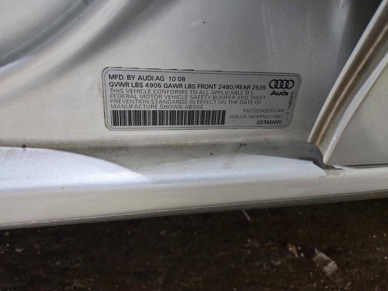 2009 Audi A4 Premium Plus