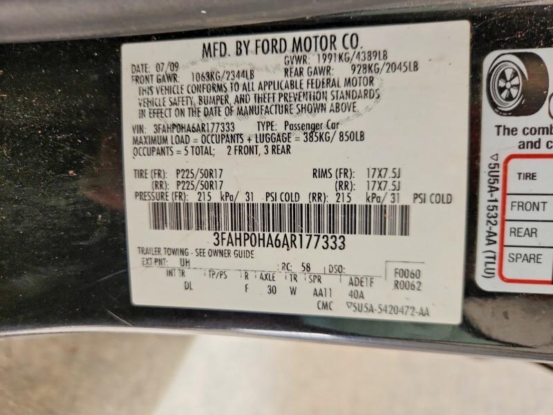 2010 Ford Fusion se