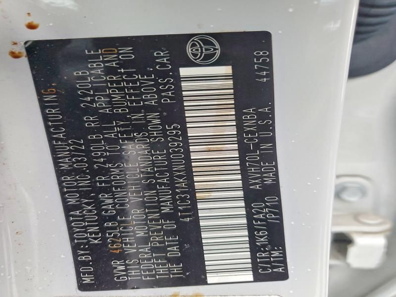 2022 Toyota Camry le