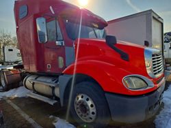 Salvage trucks for sale at Woodhaven, MI auction: 2005 Freightliner Columbia 120 Semi Truck