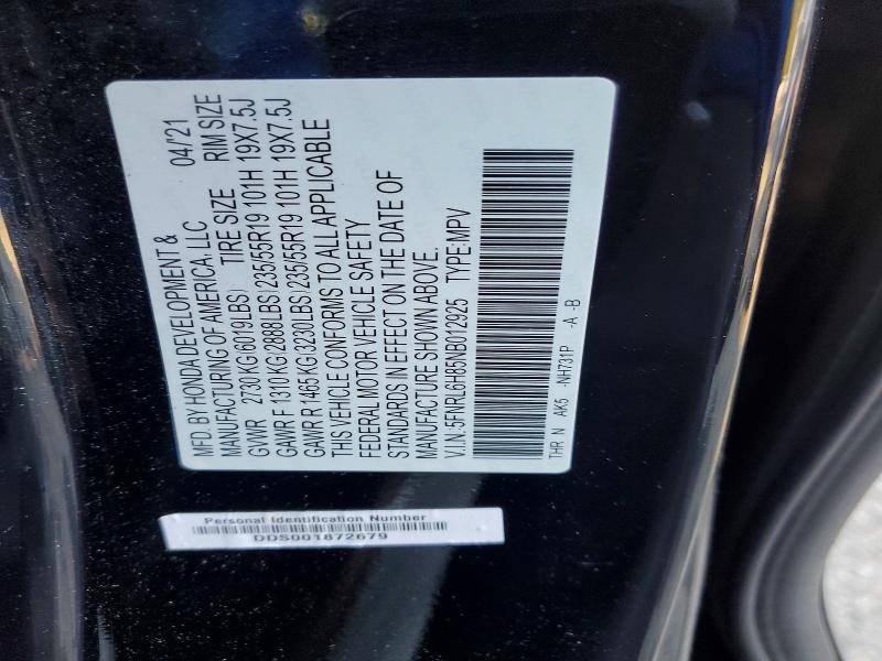 2022 Honda Odyssey Touring