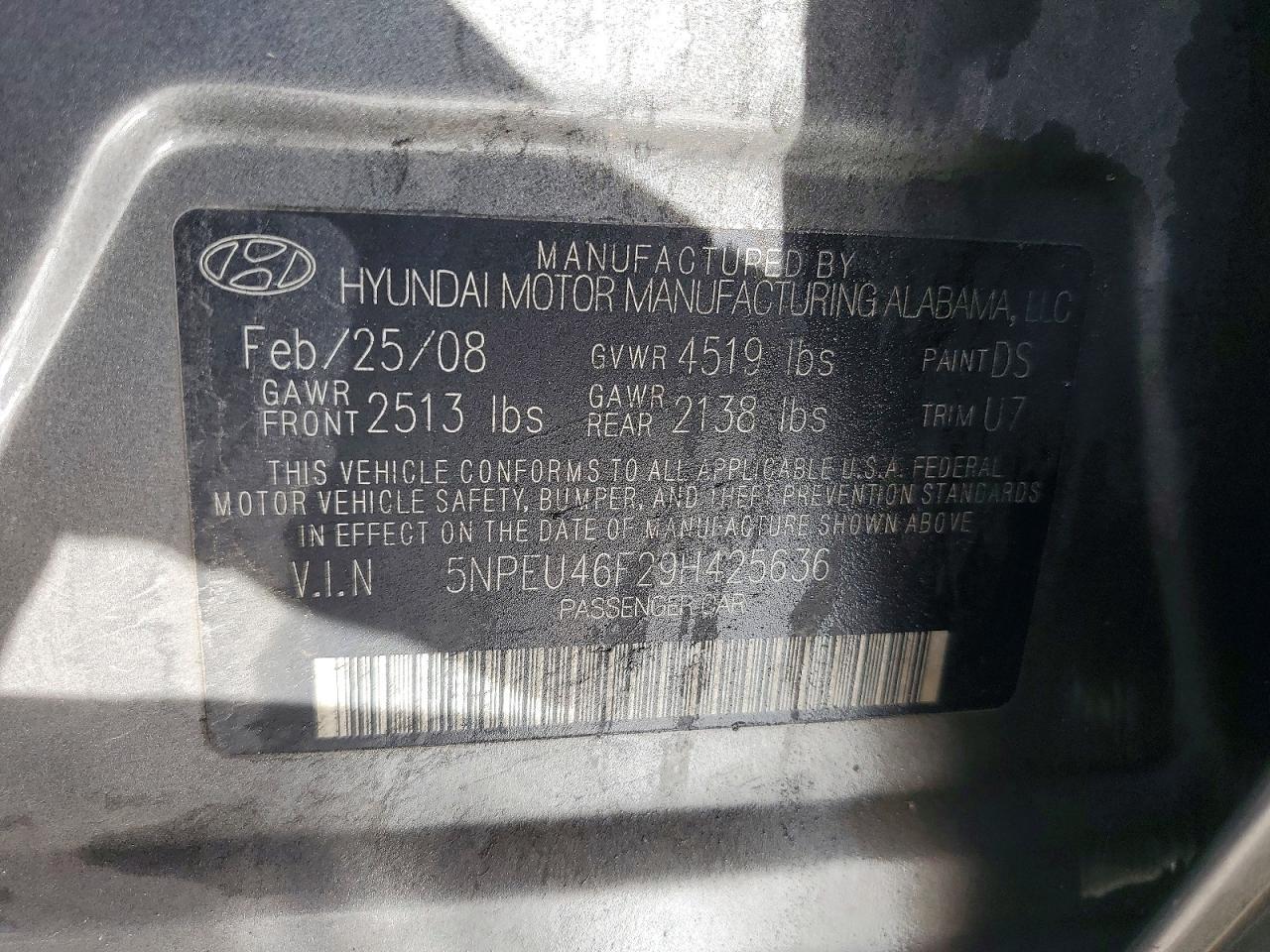 2009 Hyundai Sonata se
