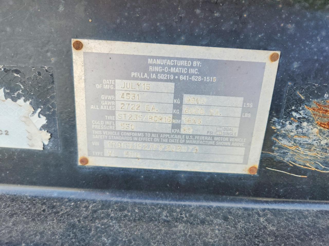 2015 Ring O Matic MFG