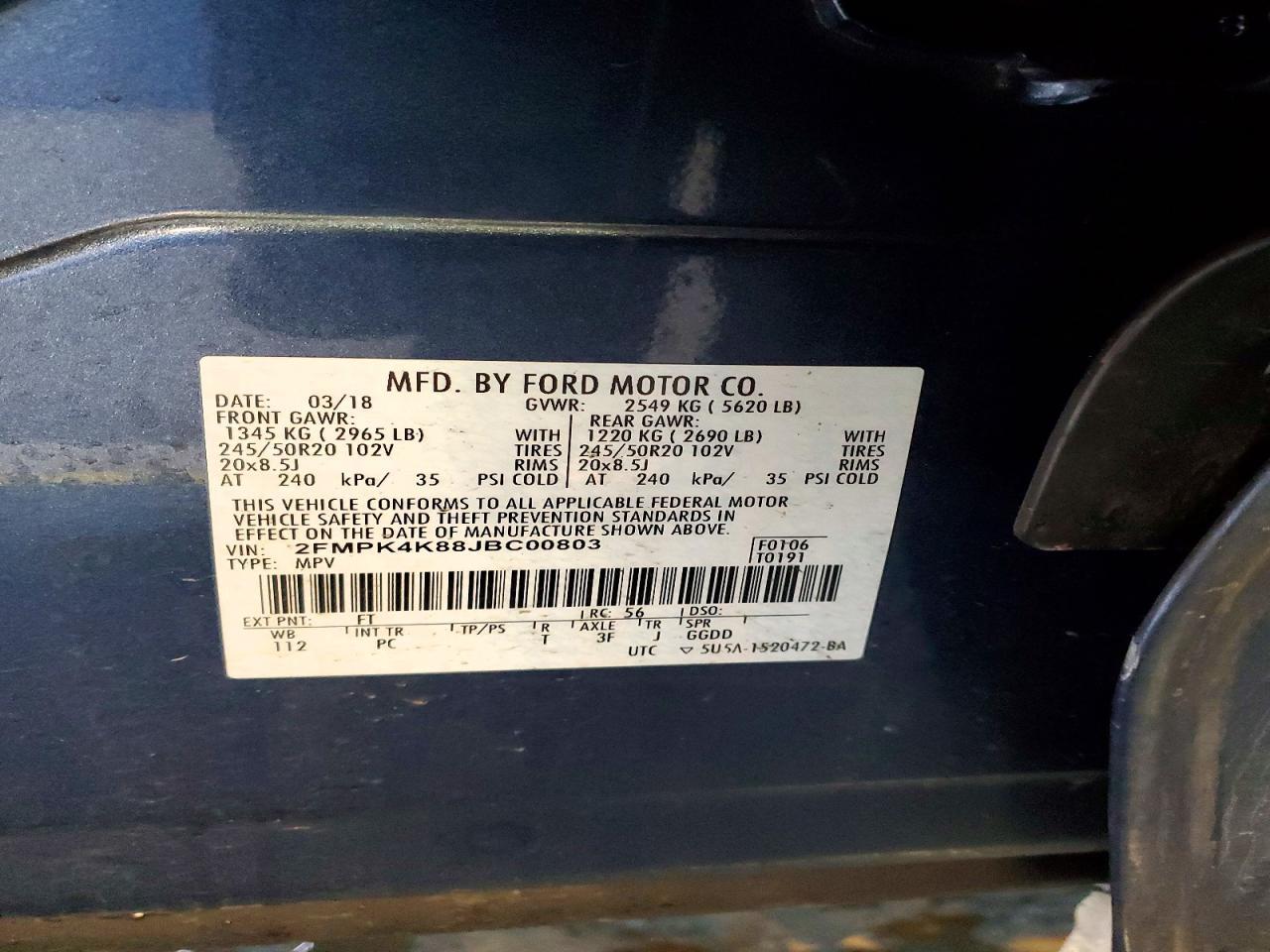 2018 Ford Edge Titanium