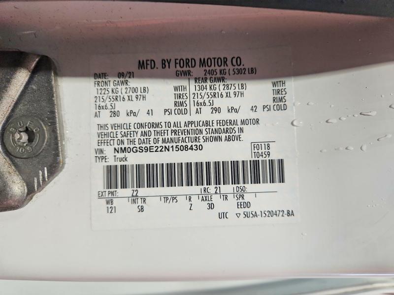 2022 Ford Transit Connect xl
