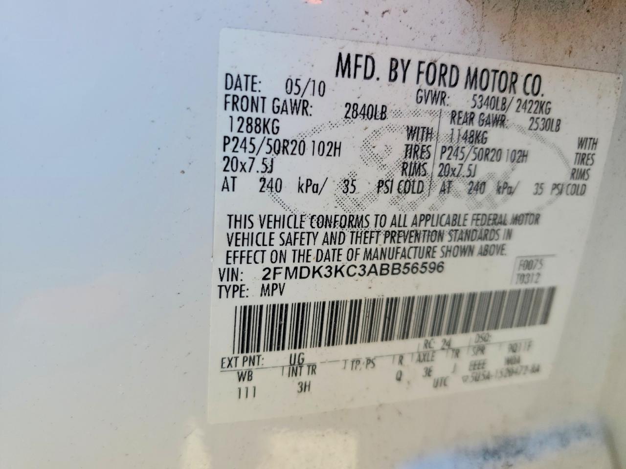 2010 Ford Edge Limited