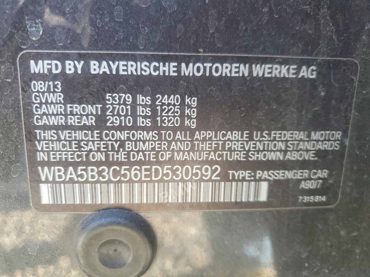 2014 BMW 535 xi