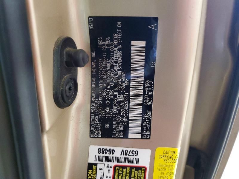 2013 Toyota Sienna xle