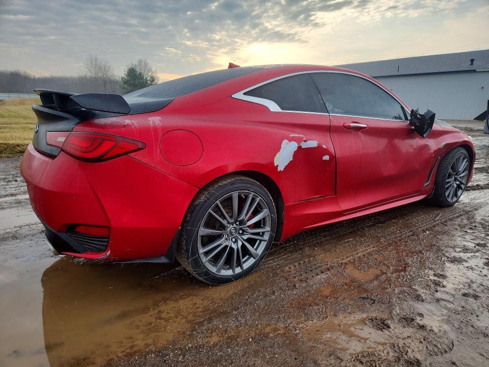 2017 Infiniti Q60 red Sport 400