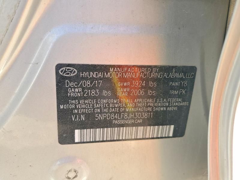 2018 Hyundai Elantra sel