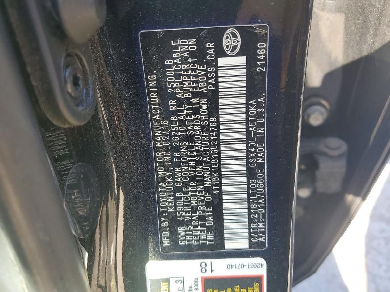 2016 Toyota Avalon xle