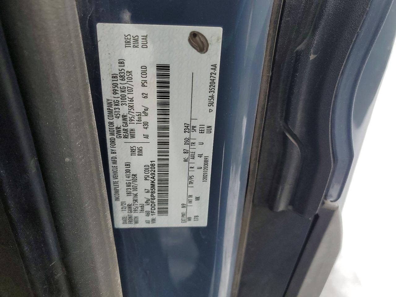 2021 Ford Transit T-350 HD