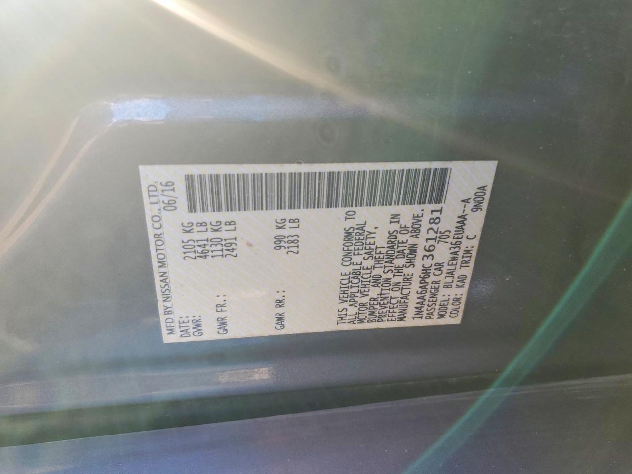 2017 Nissan Maxima 3.5 sl